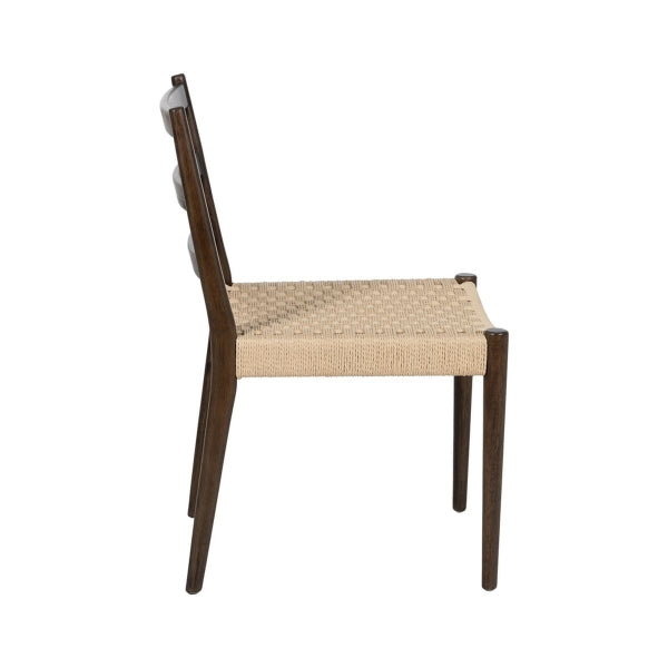 Brown Beige Dining Chair 44 x 50 x 80 cm