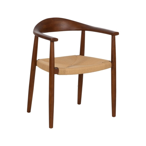 Natural Brown Dining Chair 42.7 x 54.8 x 77.5 cm