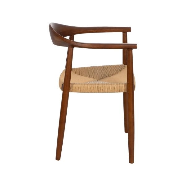 Natural Brown Dining Chair 42.7 x 54.8 x 77.5 cm