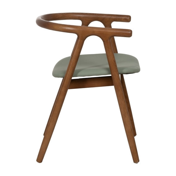 Green Brown Dining Chair