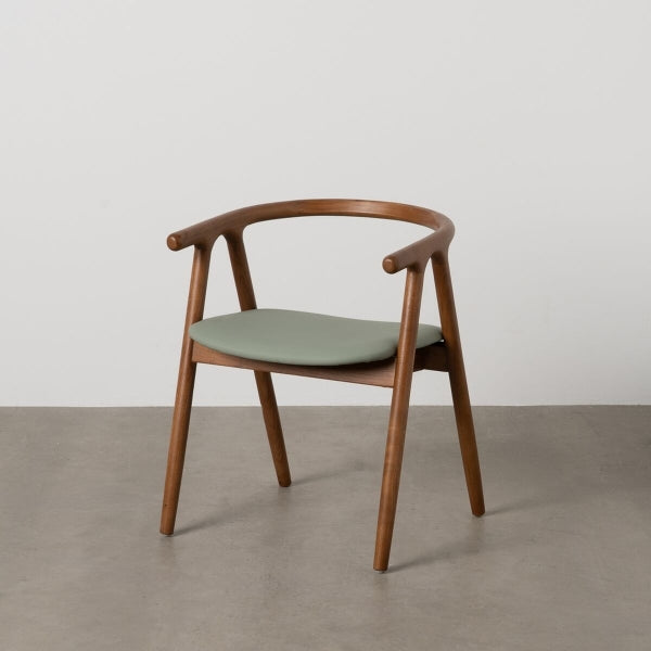 Green Brown Dining Chair