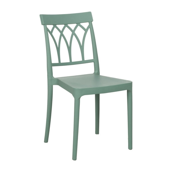 Silla de comedor verde 42 x 54 x 83 cm