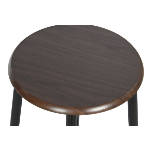 Juego de Mesa con 2 Sillas DKD Home Decor Marrón Negro Metal Madera MDF 80 x 50 x 84 cm