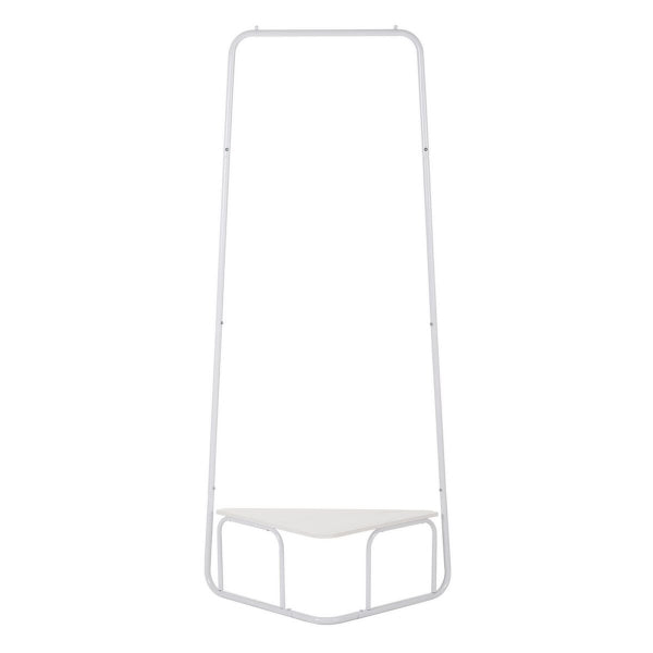 Suporte para roupa 81 x 38 x 182 cm Metal branco