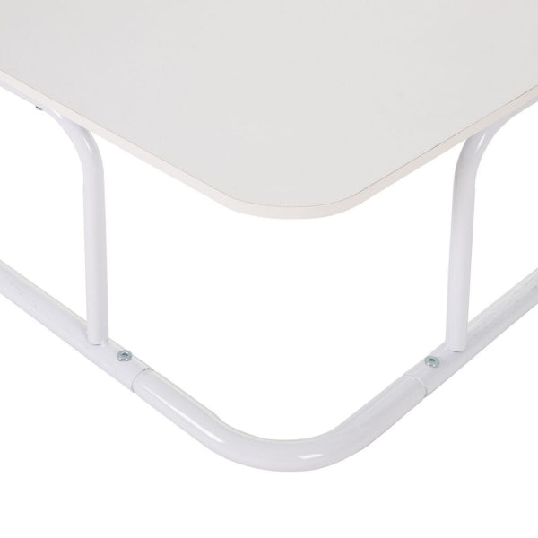 Suporte para roupa 81 x 38 x 182 cm Metal branco