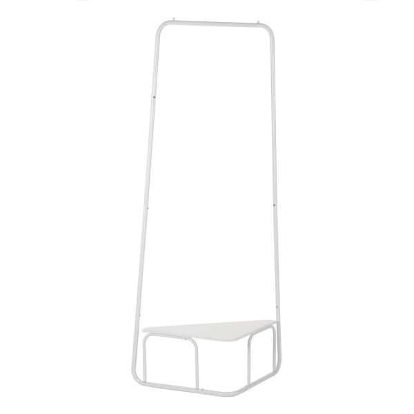 Clothes rack 81 x 38 x 182 cm White metal