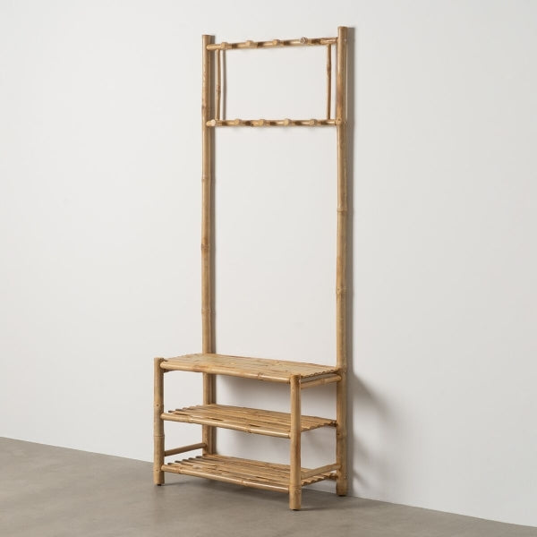 Clothes rack Natural Bamboo 70 x 32 x 175 cm