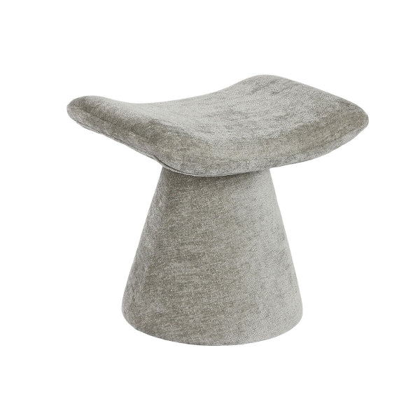 Soporte Pierna Hogar ESPRIT Gris Poliéster Madera MDF Moderno 52 x 40 x 48,5 cm