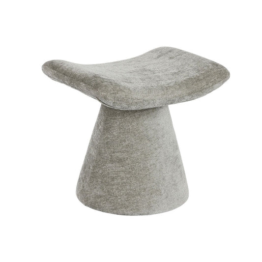 Leg Support Home ESPRIT Gray Polyester Wood MDF Modern 52 x 40 x 48.5 cm